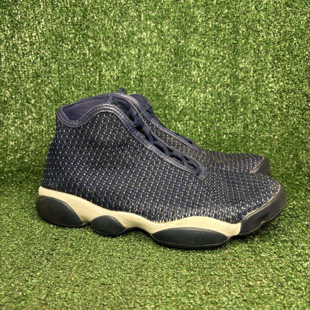 Jordan Horizon Midnight Navy Woven Mesh Athletic Basketball Sneaker Blue Mens 9